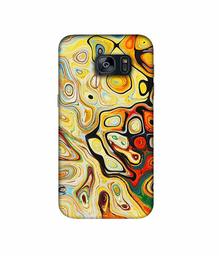 Amazon Brand - Solimo Designer Multicolor Smash Paint 3D Printed Hard Back Case Mobile Cover for Samsung Galaxy S7 Edge