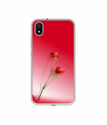 Amazon Brand - Solimo Designer Red Roses UV Printed Soft Back Case Mobile Cover for Mi Redmi 7A