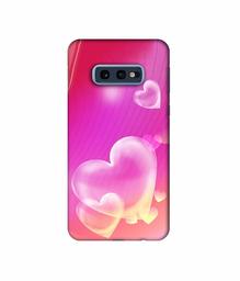 Amazon Brand - Solimo Designer Heart Abstract 3D Printed Hard Back Case Mobile Cover for Samsung Galaxy S10e