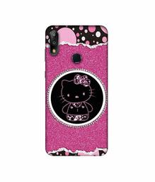 Amazon Brand - Solimo Designer Kitty with Glitter 3D Printed Hard Back Case Mobile Cover for Asus ZenFone Max Pro M2