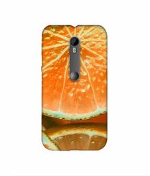 Amazon Brand - Solimo Designer Orange Slice 3D Printed Hard Back Case Mobile Cover for Motorola Moto G 3rd Generation