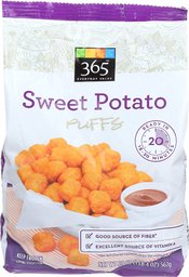 365 Everyday Value, Sweet Potato Puffs, 20 oz, (Frozen)