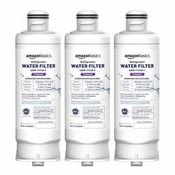 AmazonBasics Replacement Samsung DA97-17376B, HAF-QIN/EXP Refrigerator Water Filter, 3-Pack, Premium Filtration