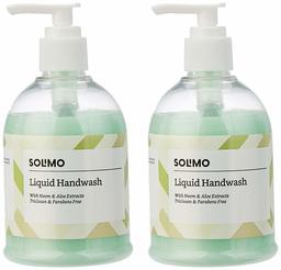 Amazon Brand - Solimo Handwash Liquid, Neem & Aloe - 250 ml (Pack of 2)