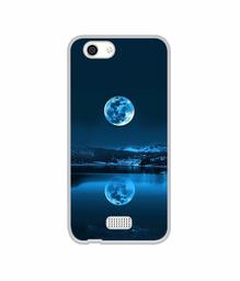 Amazon Brand - Solimo Designer Moon Pattern Print UV Printed Soft Back Case Mobile Cover for Lyf C451