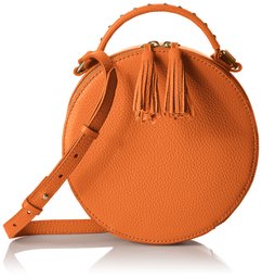 The Fix Hampton 2 Crossbody Leather Circle Bag, Sorbet