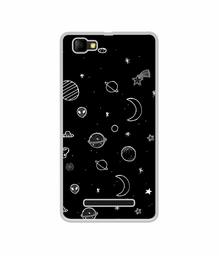 Amazon Brand - Solimo Designer Solar System UV Printed Soft Back Case Mobile Cover for Lyf C459