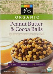 365 Everyday Value, Organic Peanut Butter and Cocoa Balls, 10 oz