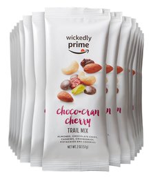 Wickedly Prime Trail Mix, Choco-Cran Cherry, Snack Pack, 2 Ounce (Pack of 15)