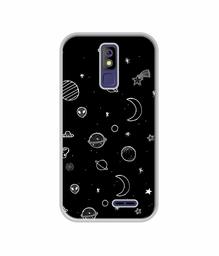 Amazon Brand - Solimo Designer Solar System UV Printed Soft Back Case Mobile Cover for Panasonic P100