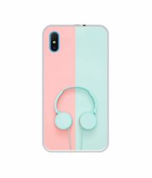 Amazon Brand - Solimo Designer Head Phone UV Printed Soft Back Case Mobile Cover for iVooMi i2 Lite