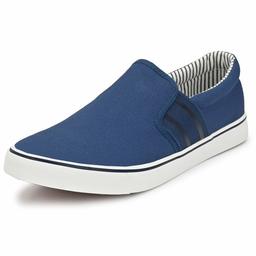 Klepe Men's Navy Vulcansied Canvas Sneakers-6 UK (40 EU) (7 US) (0704D/NVY)