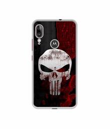 Amazon Brand - Solimo Designer Punisher Skull UV Printed Soft Back Case Mobile Cover for Motorola Moto E6s