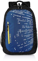 Amazon Brand - Solimo Laptop Backpack for 15.6-inch Laptops (29 litres, Midnight Blue)