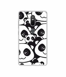 Amazon Brand - Solimo Designer Panda Texture UV Printed Soft Back Case Mobile Cover for Lenovo Phab 2 Plus