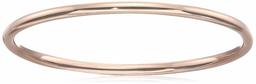 Simple Essentials 14K Rose Gold Plated Sterling Silver Fashion Band, Size 7