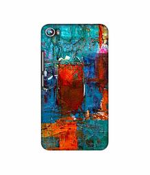 Amazon Brand - Solimo Designer Rectangle Color 3D Printed Hard Back Case Mobile Cover for Micromax Canvas Fire 4 A107