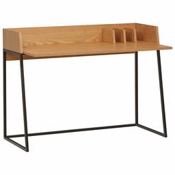 Amazon Brand – Rivet Mid-Century Desk - 35 Inch, Natural