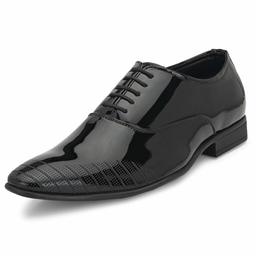 Nubeno Men's Black Formal Shoes-6 UK (40 EU) (1011)