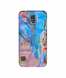 Amazon Brand - Solimo Designer Light Multicolor Canvas 3D Printed Hard Back Case Mobile Cover for Samsung Galaxy S5 i9600