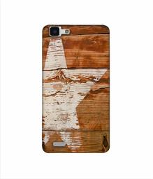 Amazon Brand - Solimo Designer Star Impression On Wood 3D Printed Hard Back Case Mobile Cover for Vivo Y27L