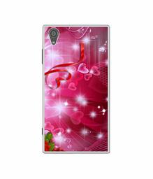 Amazon Brand - Solimo Designer Love UV Printed Soft Back Case Mobile Cover for Sony Xperia XA1 Plus