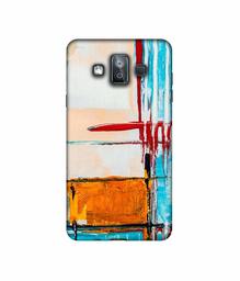 Amazon Brand - Solimo Designer Glass Paint 3D Printed Hard Back Case Mobile Cover for Samsung Galaxy J7 Duo