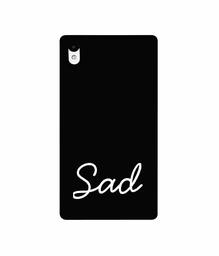 Amazon Brand - Solimo Designer Sad 3D Printed Hard Back Case Mobile Cover for Sony Xperia Z2