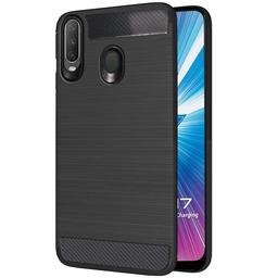 Amazon Brand - Solimo Protective Mobile Cover (Soft & Flexible Back Case) for Vivo Y17 (Black)