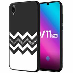 Amazon Brand - Solimo Designer Black & White Printed Hard Back Case Mobile Cover forVivo V11 Pro (D1142)