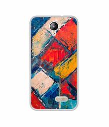 Amazon Brand - Solimo Designer Dark Multicolor Blocks UV Printed Soft Back Case Mobile Cover for Lephone W2