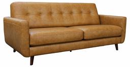 Amazon Brand – Rivet Sloane Modern Leather Sofa with Tufted Back, 79.9