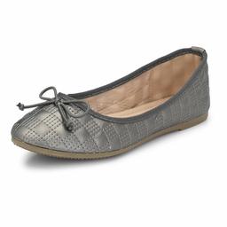 Flavia Women's Pweter Ballet Flats-7 UK (39 EU) (8 US) (FL-910/PWT)