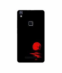 Amazon Brand - Solimo Designer Red Moon UV Printed Soft Back Case Mobile Cover for Lava Z80