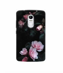 Amazon Brand - Solimo Designer Dark Flowers Photography 3D Printed Hard Back Case Mobile Cover for Lenovo Vibe X3