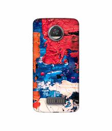 Amazon Brand - Solimo Designer Colors Texture 3D Printed Hard Back Case Mobile Cover for Moto Z2 Play