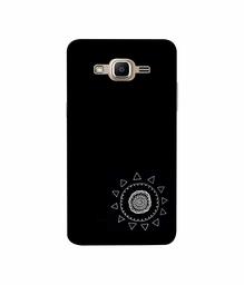 Amazon Brand - Solimo Designer Circle Pattern 3D Printed Hard Back Case Mobile Cover for Samsung Galaxy J2 Prime