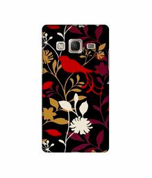 Amazon Brand - Solimo Designer Flower Bunch Pain On Cloth 3D Printed Hard Back Case Mobile Cover for Samsung Z3