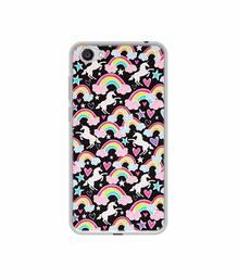 Amazon Brand - Solimo Designer Unicorn Texture UV Printed Soft Back Case Mobile Cover for Vivo Y55