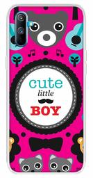 Amazon Brand - Solimo Designer Multicolor Cute Little Boy Pink Pattern Printed Soft Back Case Mobile Cover for Realme C3