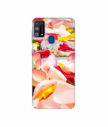 Amazon Brand - Solimo Designer Rose Petals 3D Printed Hard Back Case Mobile Cover for Samsung Galaxy M31