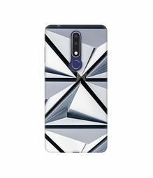 Amazon Brand - Solimo Designer Hexagon Texture 3D Printed Hard Back Case Mobile Cover for Nokia 3.1 Plus