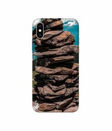 Amazon Brand - Solimo Designer Rocks 3D Printed Hard Back Case Mobile Cover for Apple iPhone Xs Max