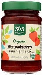 365 Everyday Value, Organic Strawberry Conserve, 17 oz