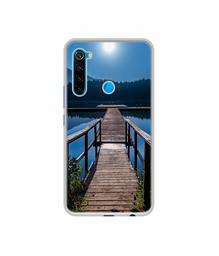 Amazon Brand - Solimo Designer Wooden Beach UV Printed Soft Back Case Mobile Cover for Mi Redmi Note 8