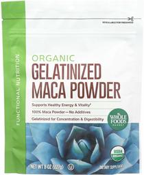 Whole Foods Market, Organic Gelatinized Maca Powder, 8 oz