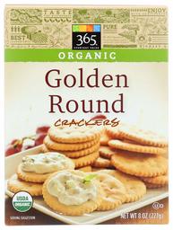 365 Everyday Value, Organic Golden Round Crackers, 8 oz