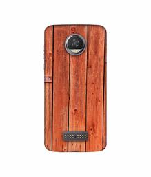 Amazon Brand - Solimo Designer Wooden Door 3D Printed Hard Back Case Mobile Cover for Moto Z2 Play