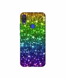 Amazon Brand - Solimo Designer Multicolor Stars 3D Printed Hard Back Case Mobile Cover for Xiaomi Redmi Note 7 Pro