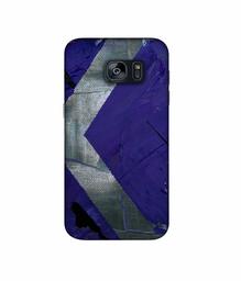 Amazon Brand - Solimo Designer Purple and Gray Texture 3D Printed Hard Back Case Mobile Cover for Samsung Galaxy S7 Edge